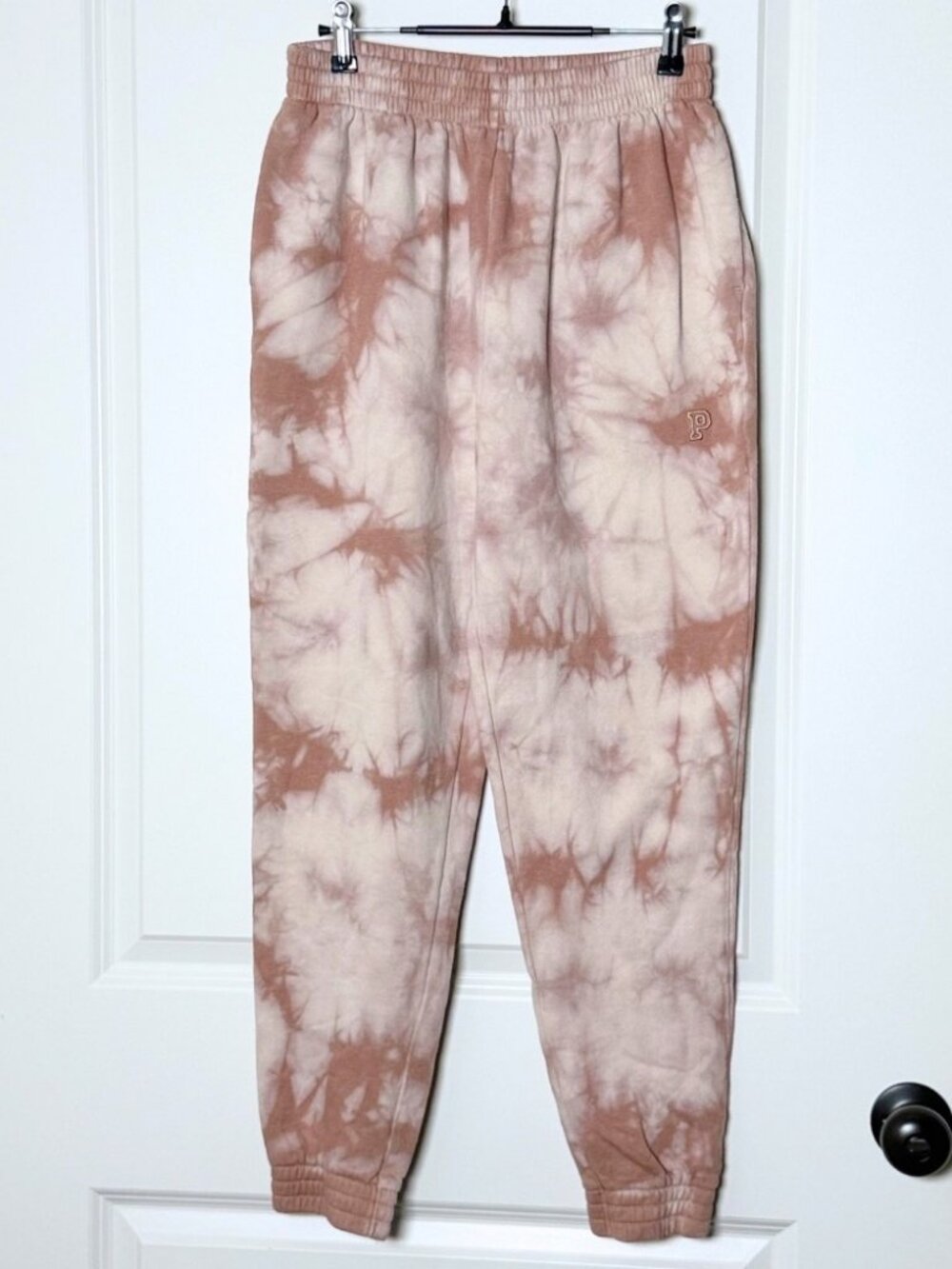 Victorias Secret Pink Tie Dye Campus Jogger Sweatpants Small Comfy Pockets